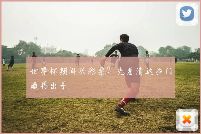 世界杯期间买彩票？先看清这些门道再出手
