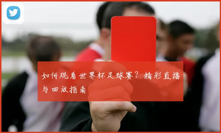 如何观看世界杯足球赛？精彩直播与回放指南