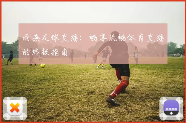 雨燕足球直播：畅享流畅体育直播的终极指南